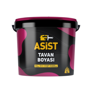 Asist Tavan Boyası 17,5 Kg - Beyaz ve Mat Tavan Boyası Fiyatı Asist Tavan Boyası 17,5 Kg