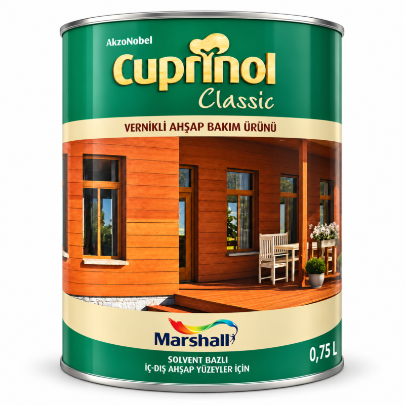 CUPRİNOL AHŞAP KORUYUCU 0,75 LT Marshall Cuprinol Classic 0,75 L ahşap bakım ve koruyucu ürün