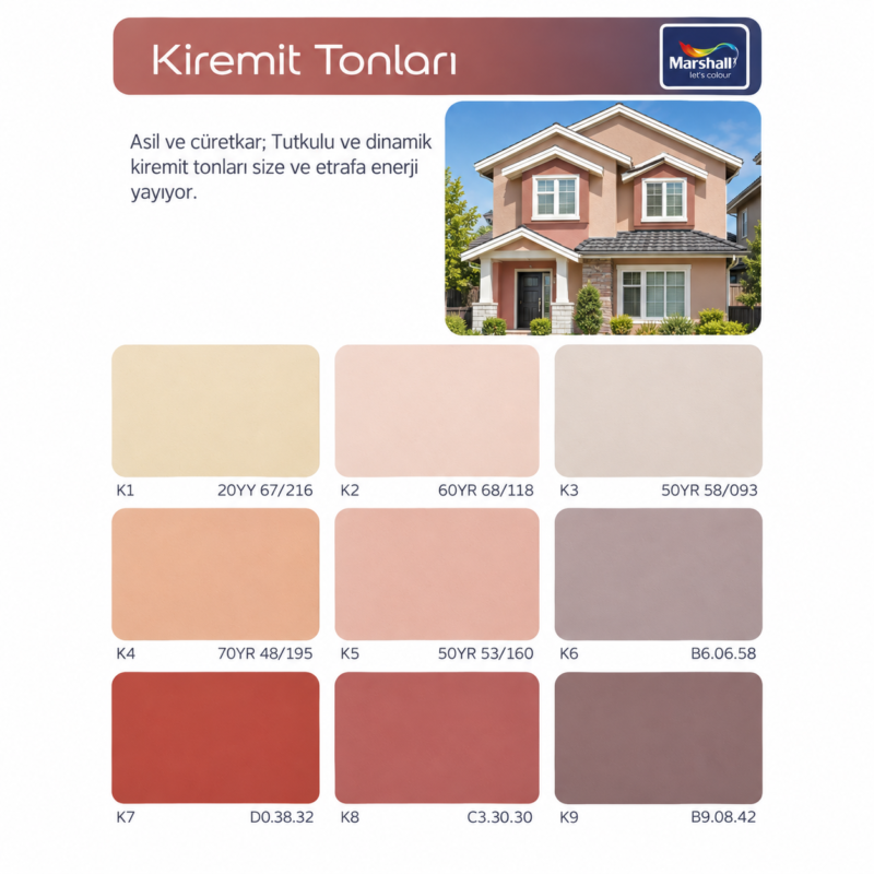 Marshall Akrikor Silikonlu + Akrilik Dış Cephe Boyası 2,5 L