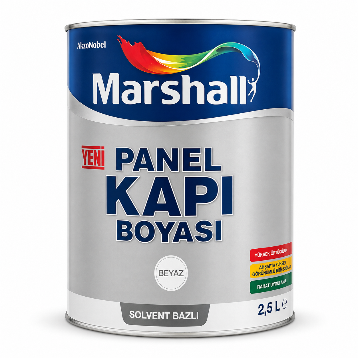 Marshall Panel Kapı Boyası Beyaz 2,5 L Marshall Panel Kapı Boyası Beyaz 2,5 L