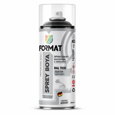 FORMAT RAL 7035 Açık Gri Sprey Boya 400 ML