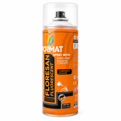 Format Floresan Turuncu Sprey Boya 400 ml