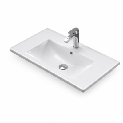 Turkuaz Arte Plus Etajerli Lavabo 80x45 cm