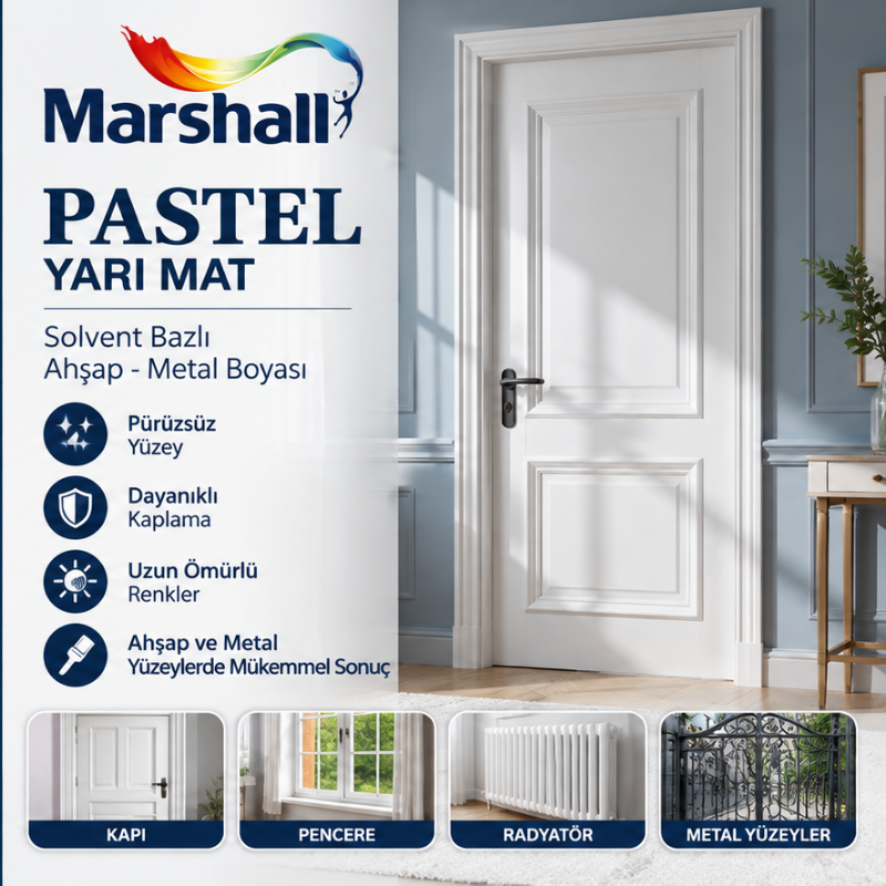 Marshall Pastel Yarı Mat 2,5 L