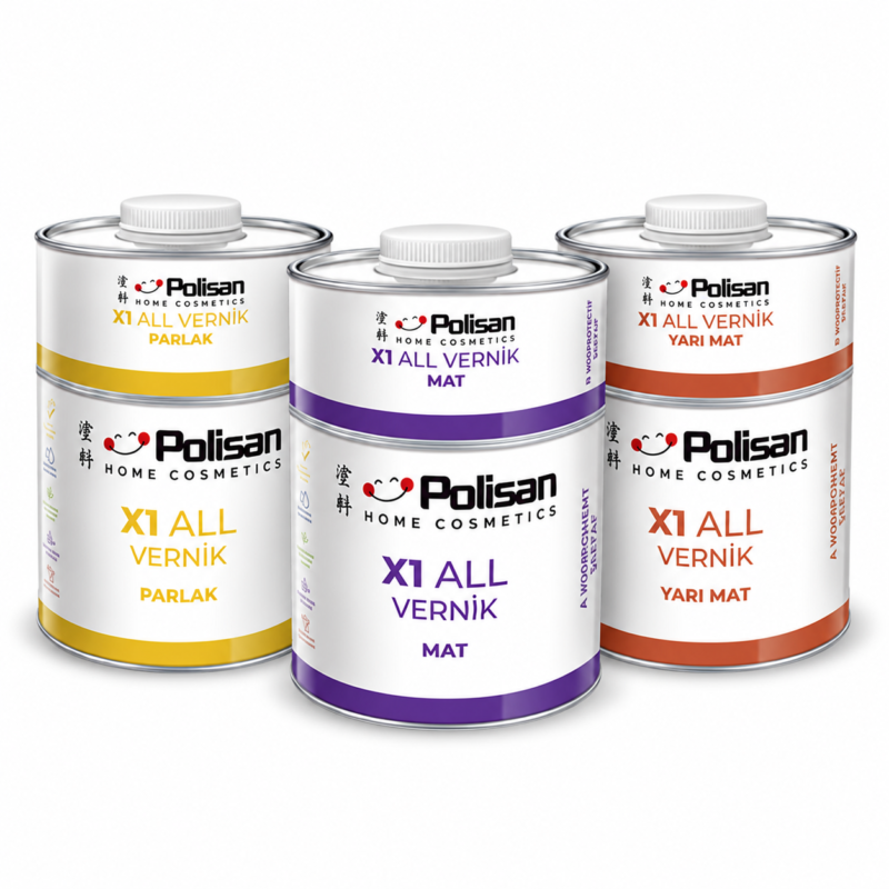 Polisan X1 ALL Parlak Vernik 0,60 kg
