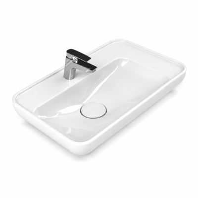 Turkuaz Lal Tezgah Üstü Lavabo 70x42 cm