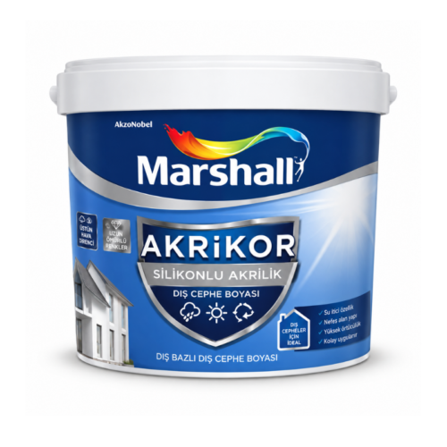 Marshall Akrikor Silikonlu Akrilik Dış Cephe Boyası 15 L