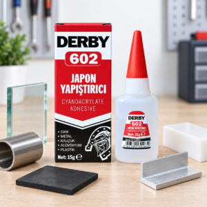 japon yapıştırıcısı kullanım alanları Derby 602 Japon Yapıştırıcısı 15 Gr – 25’li Ekonomik Paket