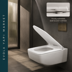 Kare Slim banyo ürünü - Evola Yapı Market Çorlu