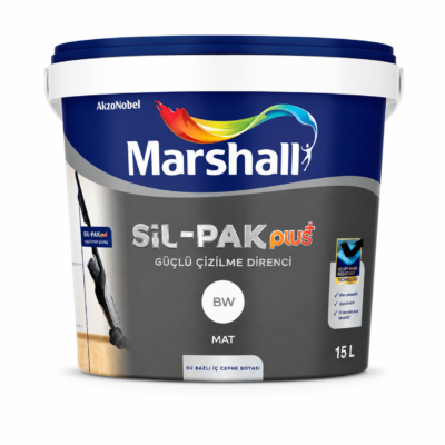 Marshall Sil-Pak Plus 15 L mat su bazlı iç cephe boyası