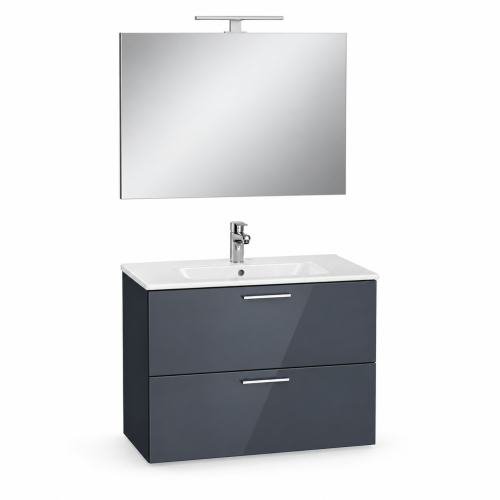 VİTRA MİA 75021 BANYO DOLABI SETİ, ÇEKMECELİ, 80 CM, PARLAK ANTRASİT VİTRA MİA 75021 BANYO DOLABI SETİ, ÇEKMECELİ, 80 CM, PARLAK ANTRASİT