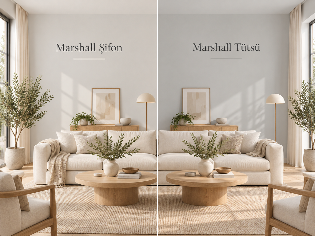 Marshall Tütsü ve Şifon duvar renkleri - Evola Yapı Market Çorlu