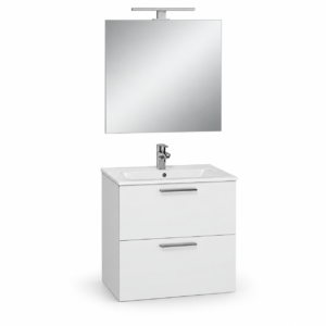 VitrA Mia 75021 Banyo Dolabı Seti, Çekmeceli, 60 cm, Parlak Beyaz VitrA Mia 75021 60 cm çekmeceli parlak beyaz banyo dolabı seti