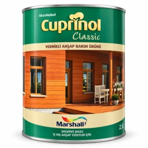 Cuprinol Classic 2,5 L vernikli ahşap koruyucu ve bakım ürünü