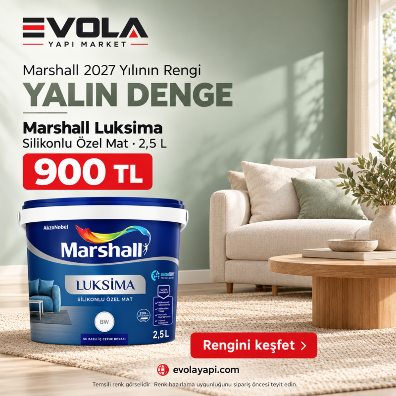 Luksima Özel Mat 2,5 L Evola kampanya görseli