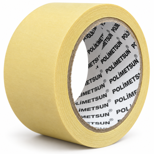 48 mm genişliğinde 25 metre kağıt boyacı maskeleme bandı